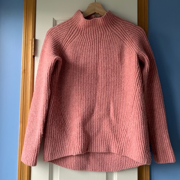 Madewell Northfield pink mockneck sweater - Picture 9 of 16